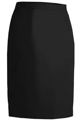 Ladies' Polyester Skirt (2 Pockets) - Black