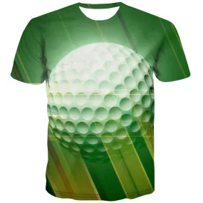 Lawn T shirts Men Golf T-shirts Graphic Forest Tshirt Anime Natural T-shirts 3d Game Tshirt Printed