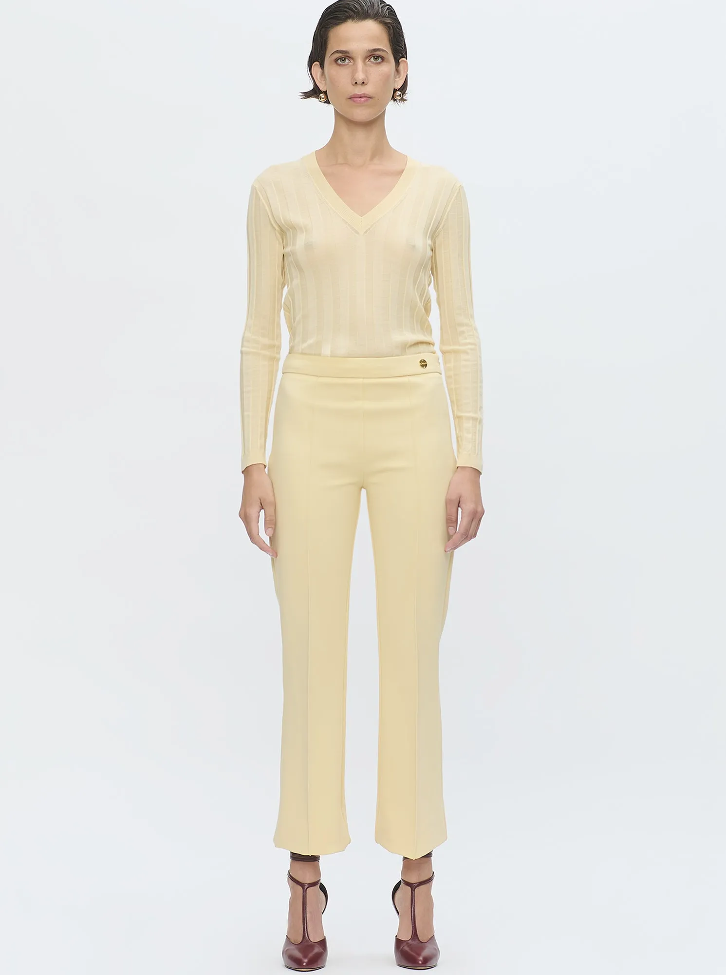 LOLA Crop pant Yellow