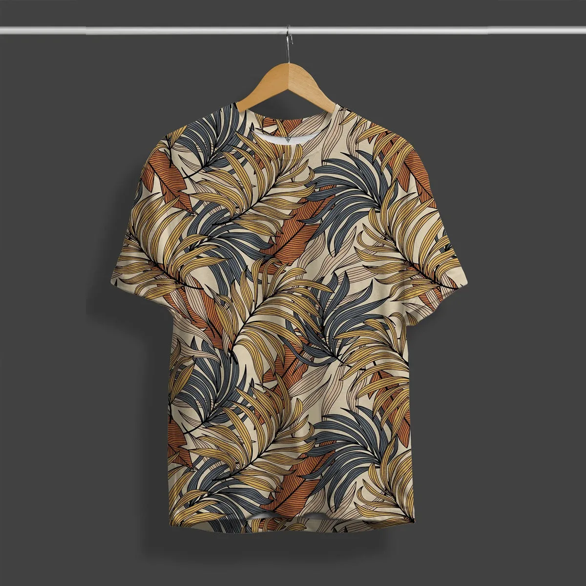 Long Leaf All Over Print Tee