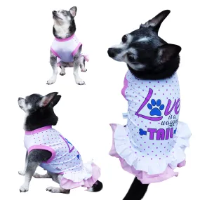 Love Is A Wagging Tail Dog Dress