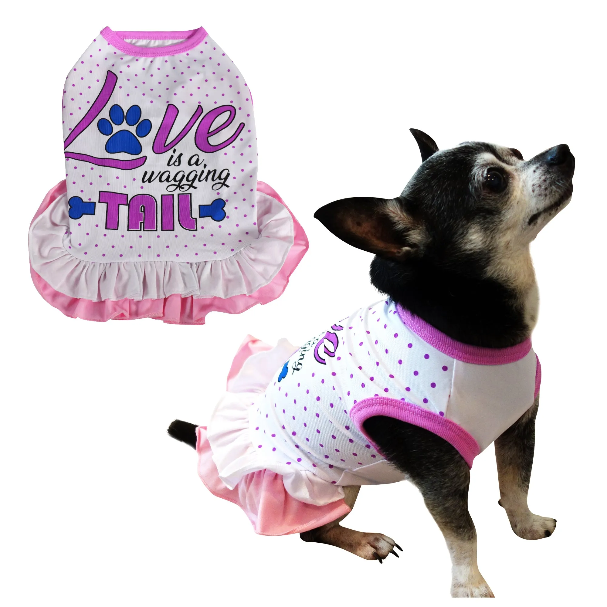 Love Is A Wagging Tail Dog Dress