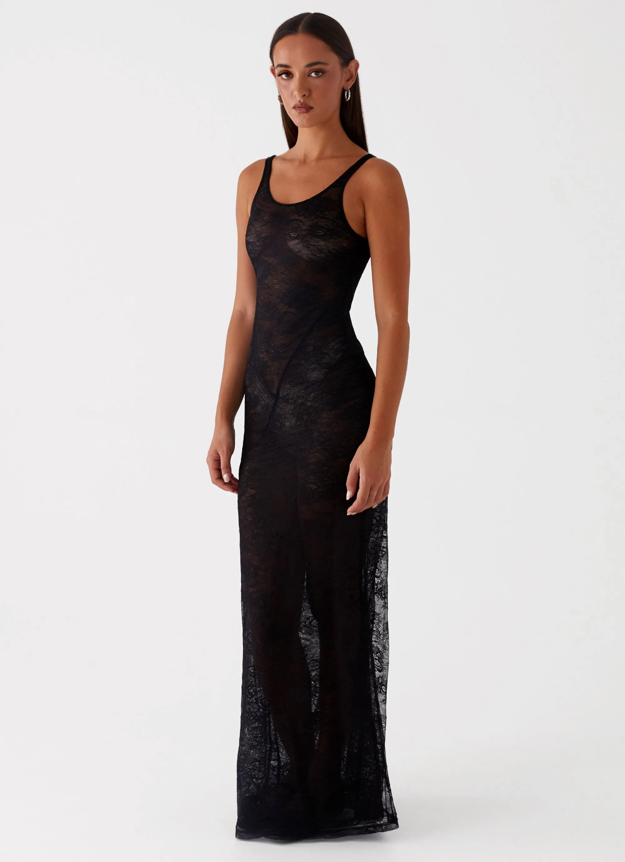 Maybe Next Time Maxi Dress - Black