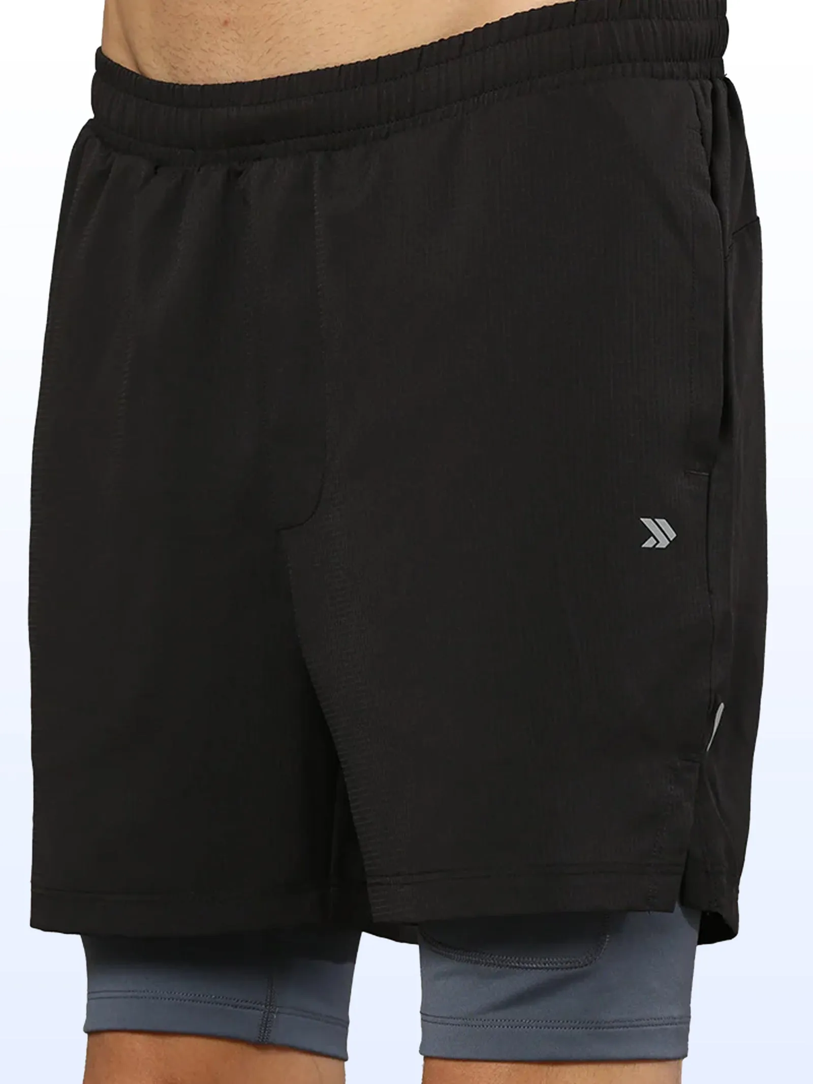 Men's Performance Workout Shorts with Inner Tights