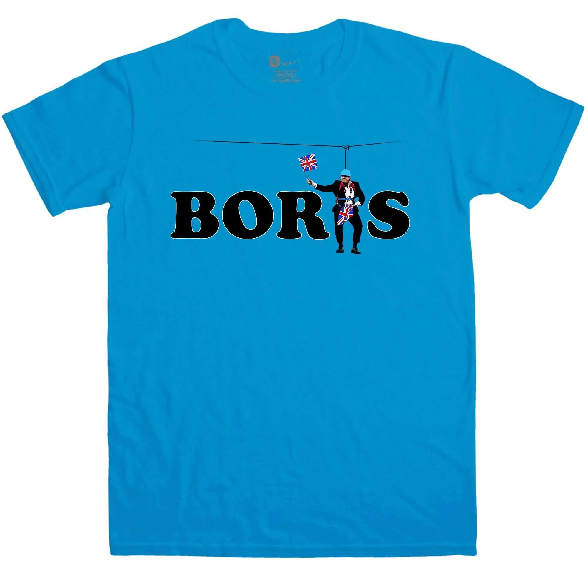 Mens Political Boris Zipline T-Shirt