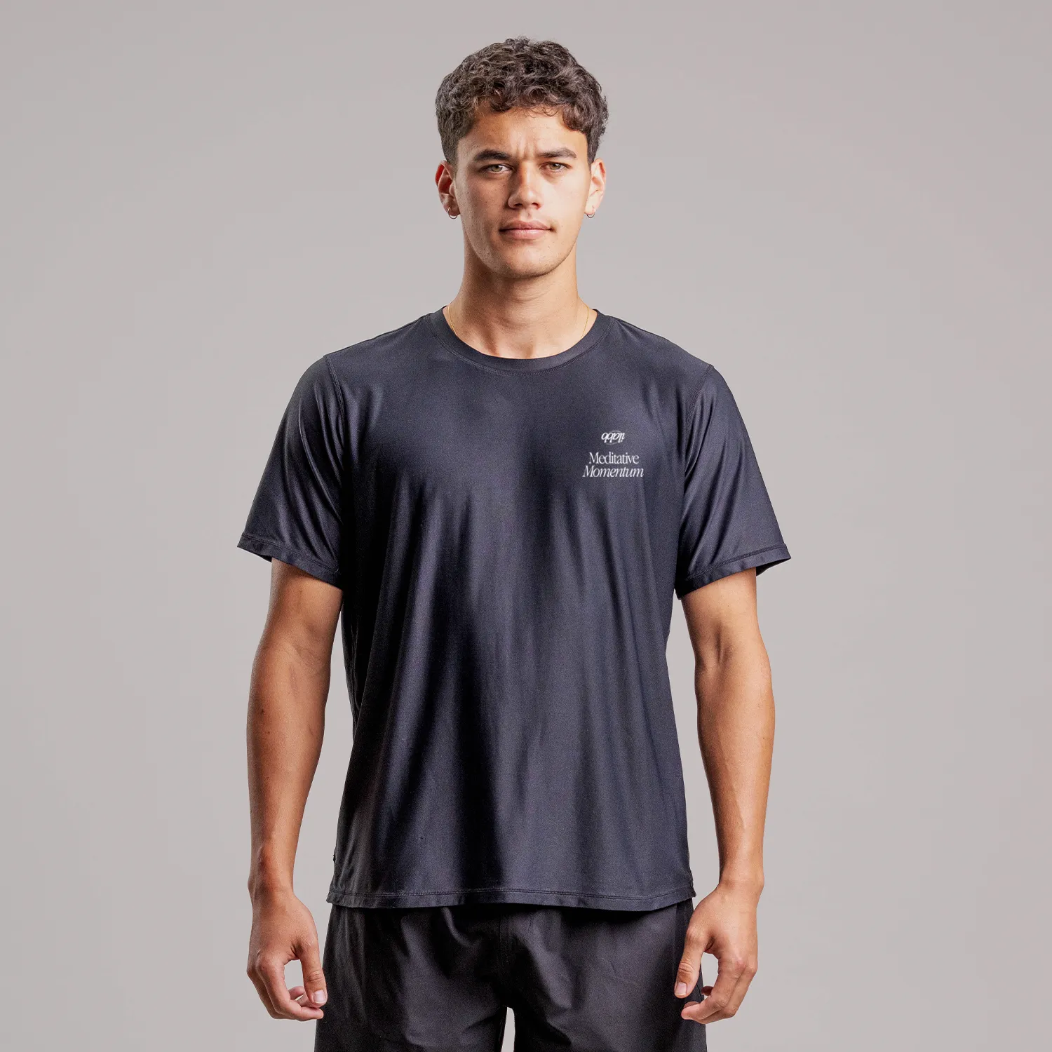 MOMENTUM LABB TRAIN TEE - Men's BLACK