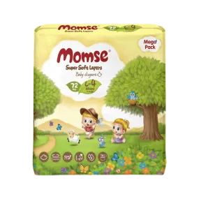 MOMSE BABY DAIPER L-4 MAXI 72PCS