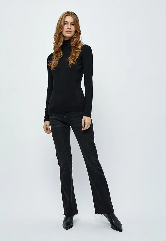 MSLana Roll Neck Knit - Black