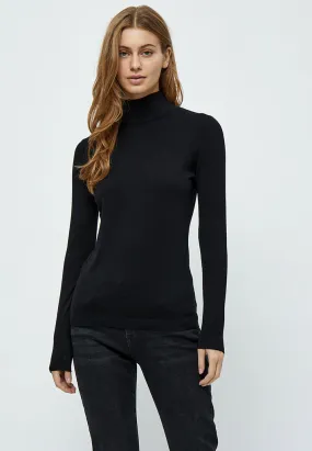 MSLana Roll Neck Knit - Black