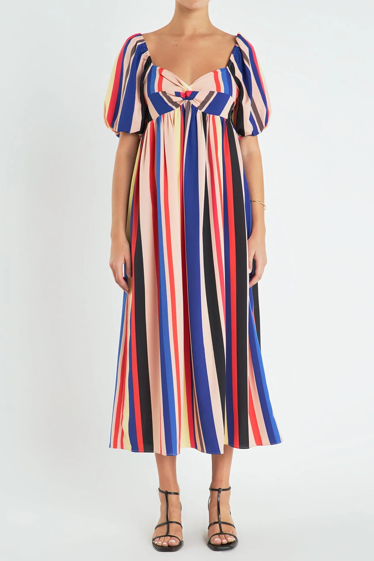 Multi Color Stripe Maxi Dress