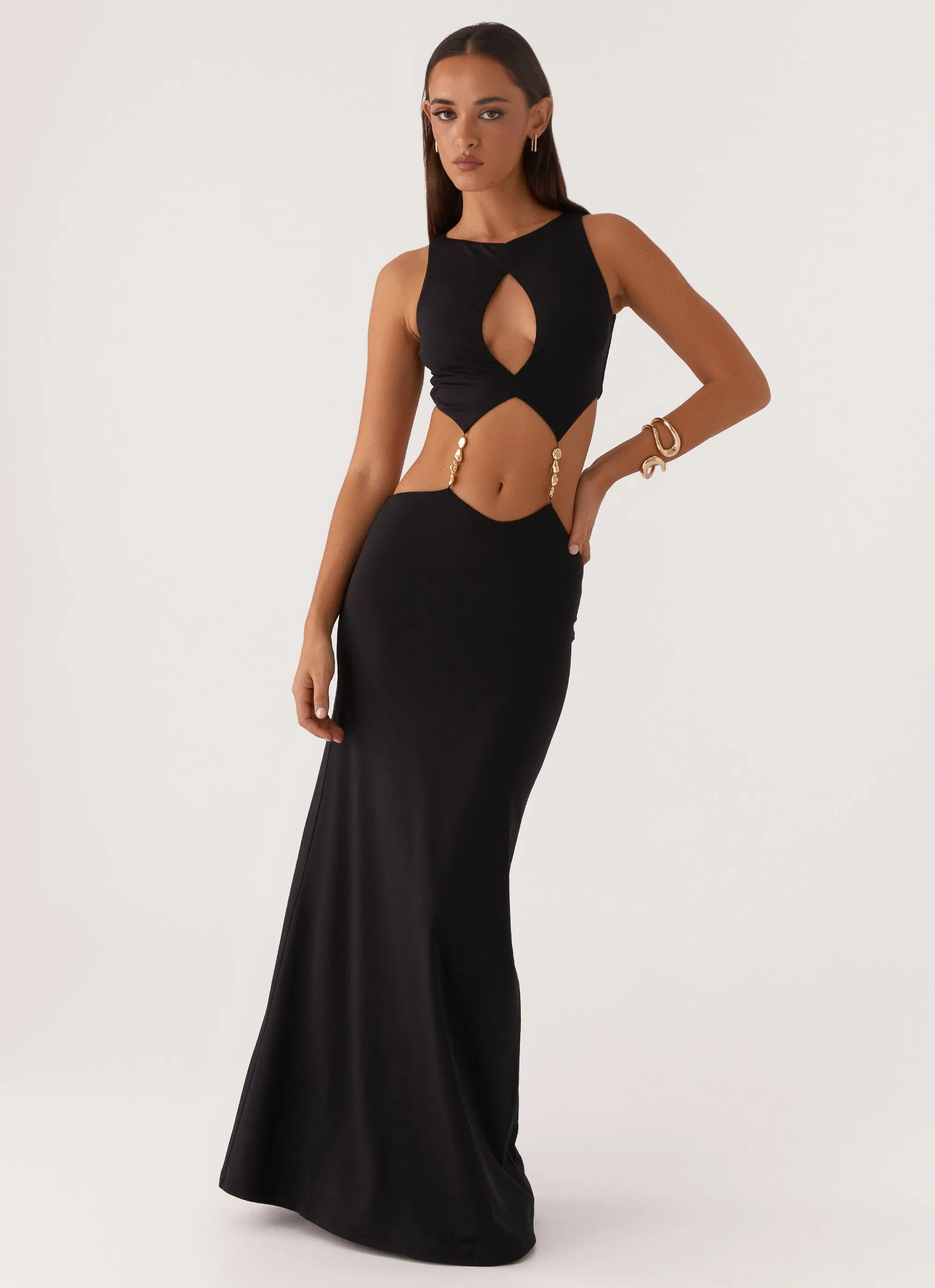 Nadiya Maxi Dress - Black