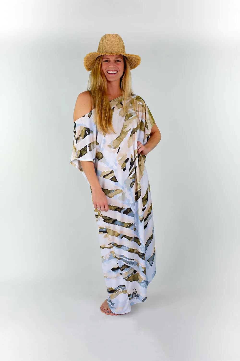 Natural Neutrals Maxi Coastal Caftan