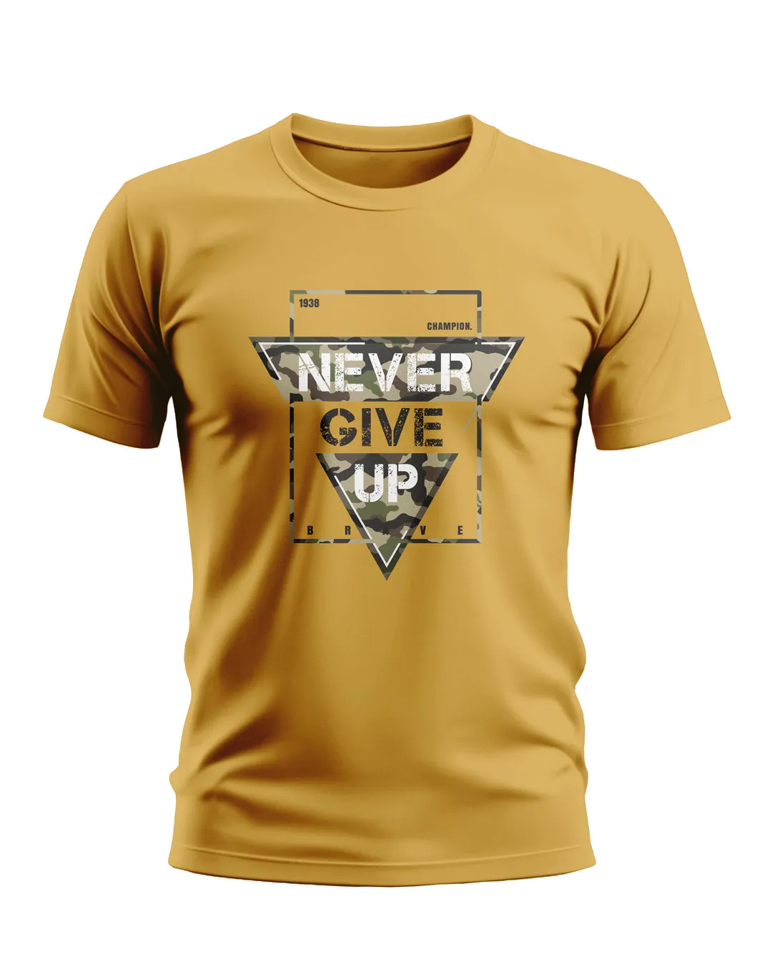 Naver Give Up Army Style Soft Cotton T-shirt