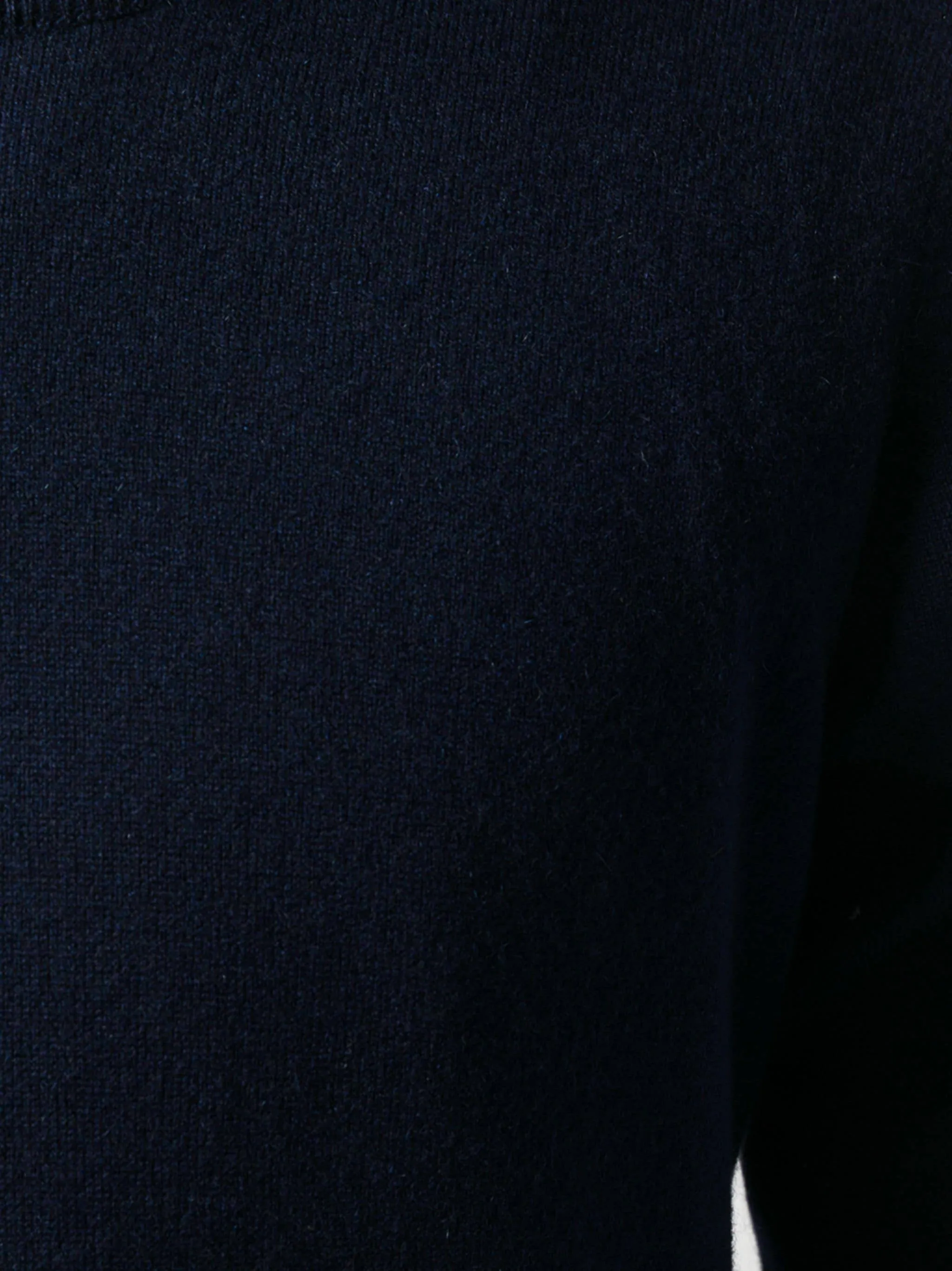 Navy Cashmere Classic Knit Jumper