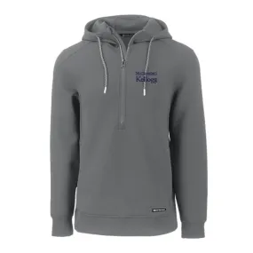 Northwestern Wildcats Men's Cutter &amp; Buck Kellogg Roam Half-Zip Pullover Hoodie