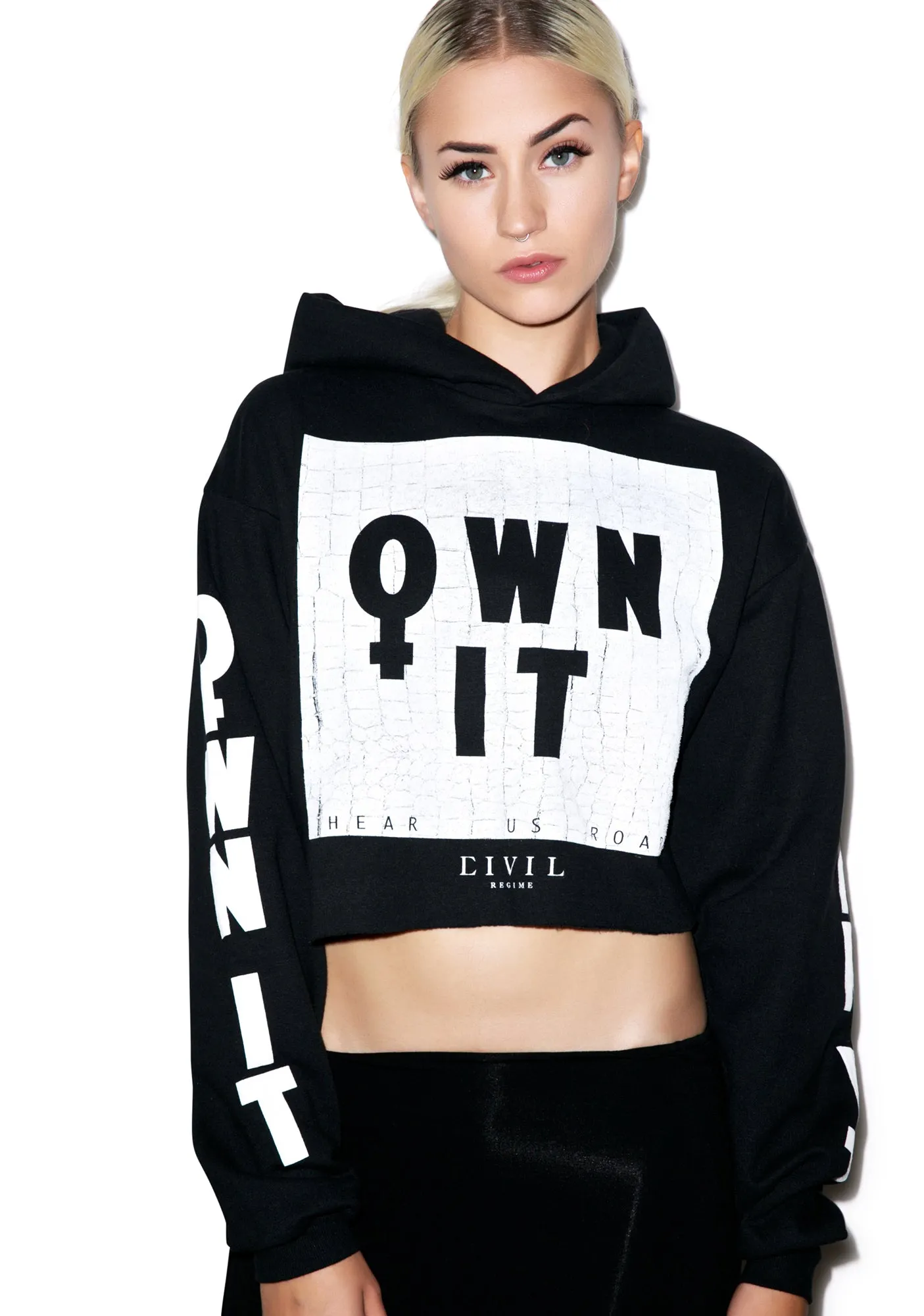 Own It Crop Pullover