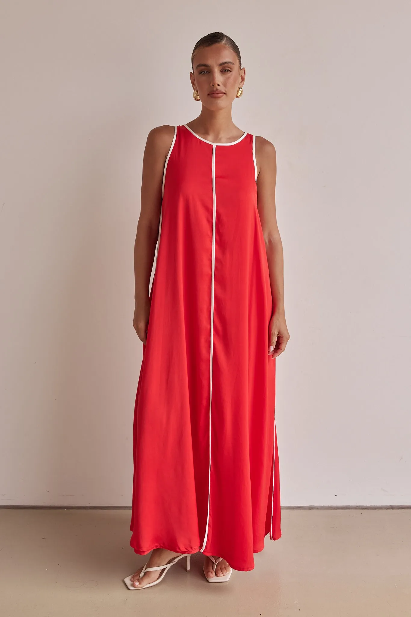 Palos Maxi Dress (Red)