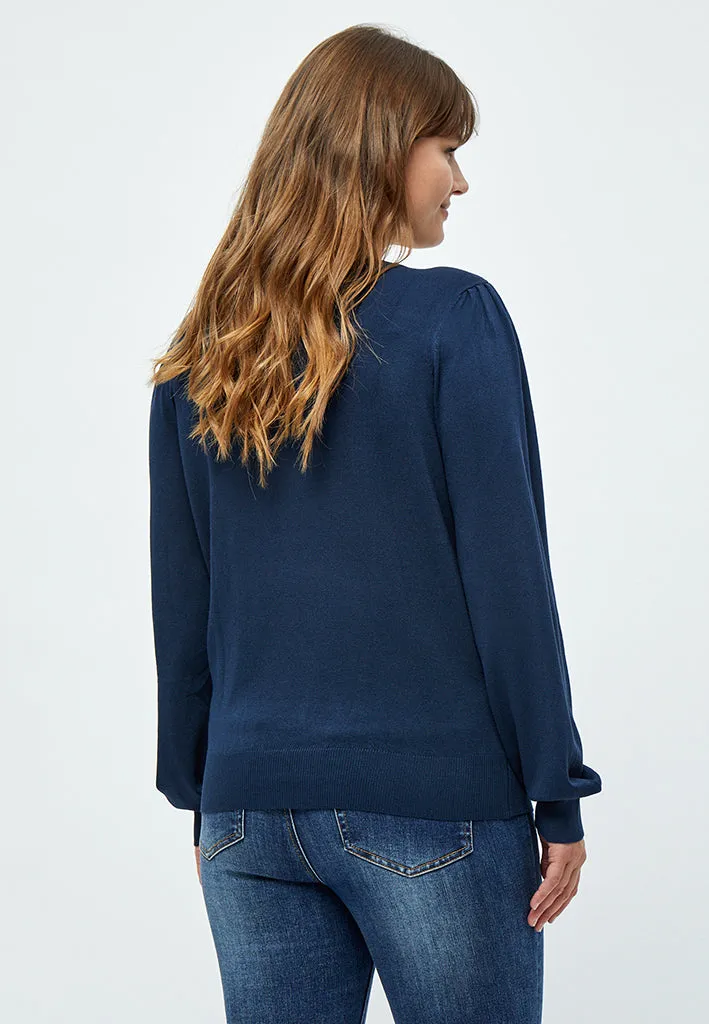 PCTana Knit Pullover Curve - NAVY