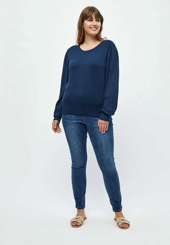 PCTana Knit Pullover Curve - NAVY