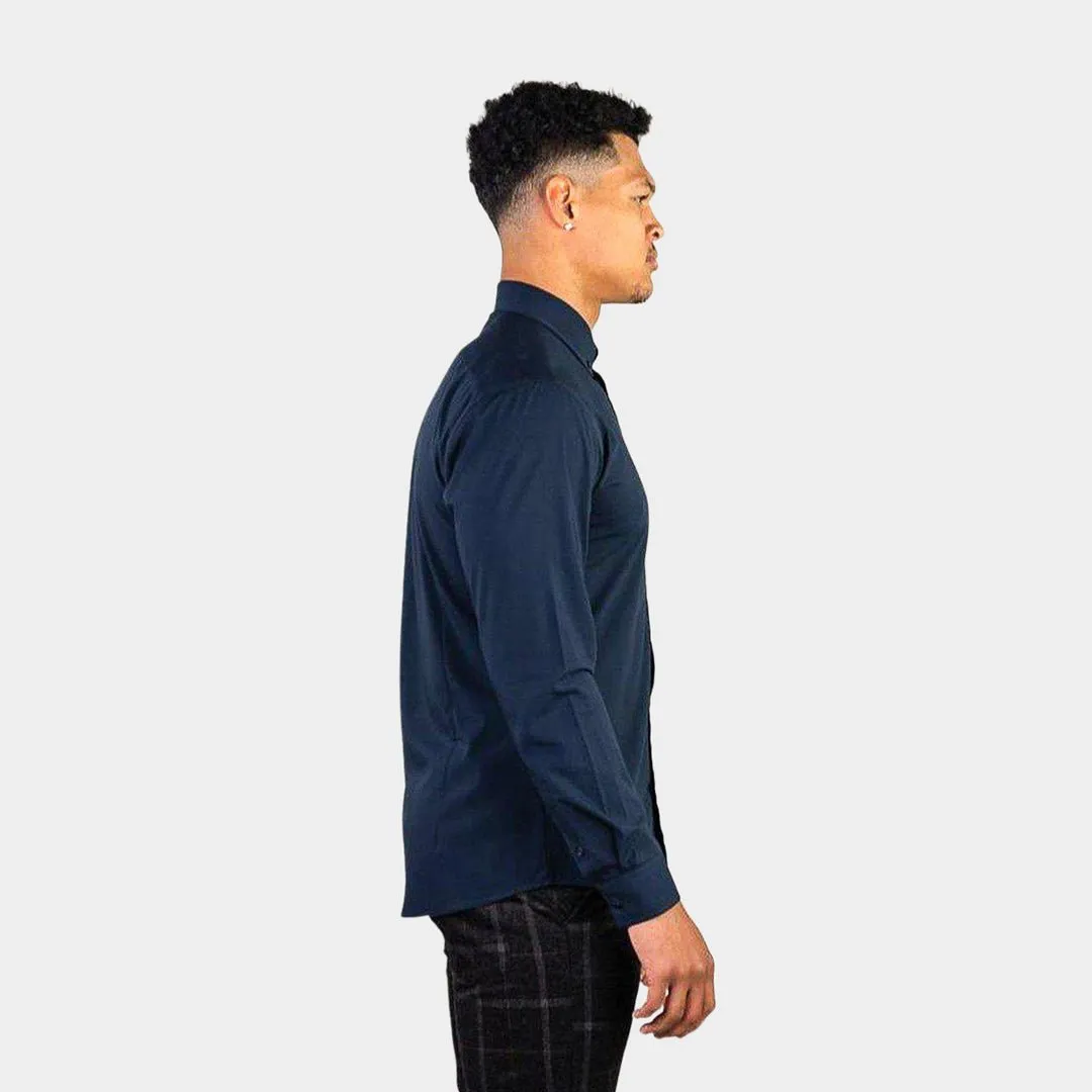 Performance Bamboo Dress Shirt - Navy