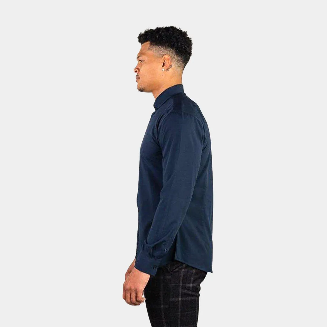 Performance Bamboo Dress Shirt - Navy