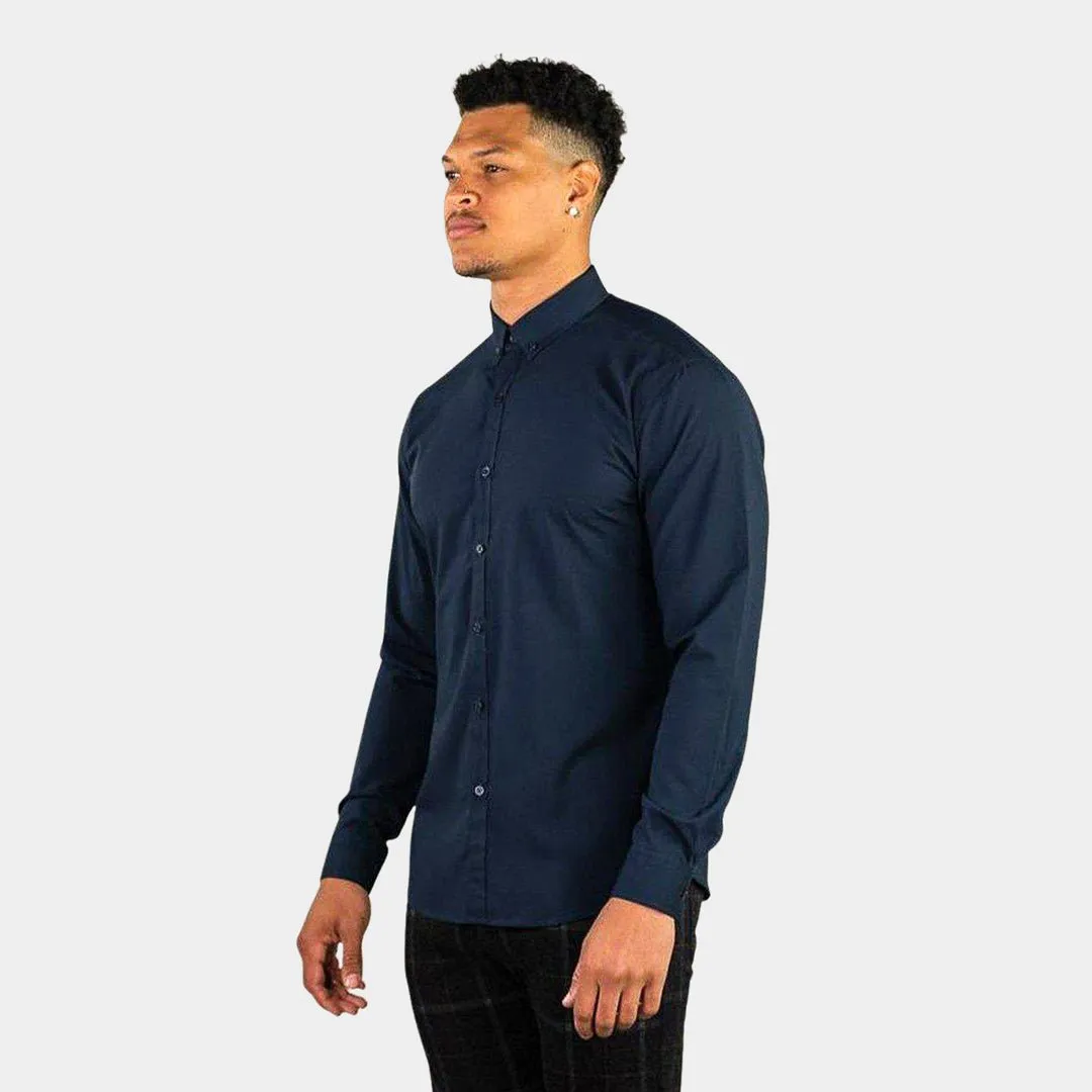 Performance Bamboo Dress Shirt - Navy