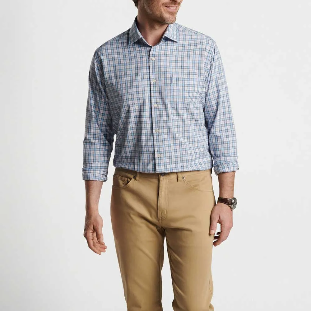 Peter Millar Hulbert Performance Poplin Sport Shirt