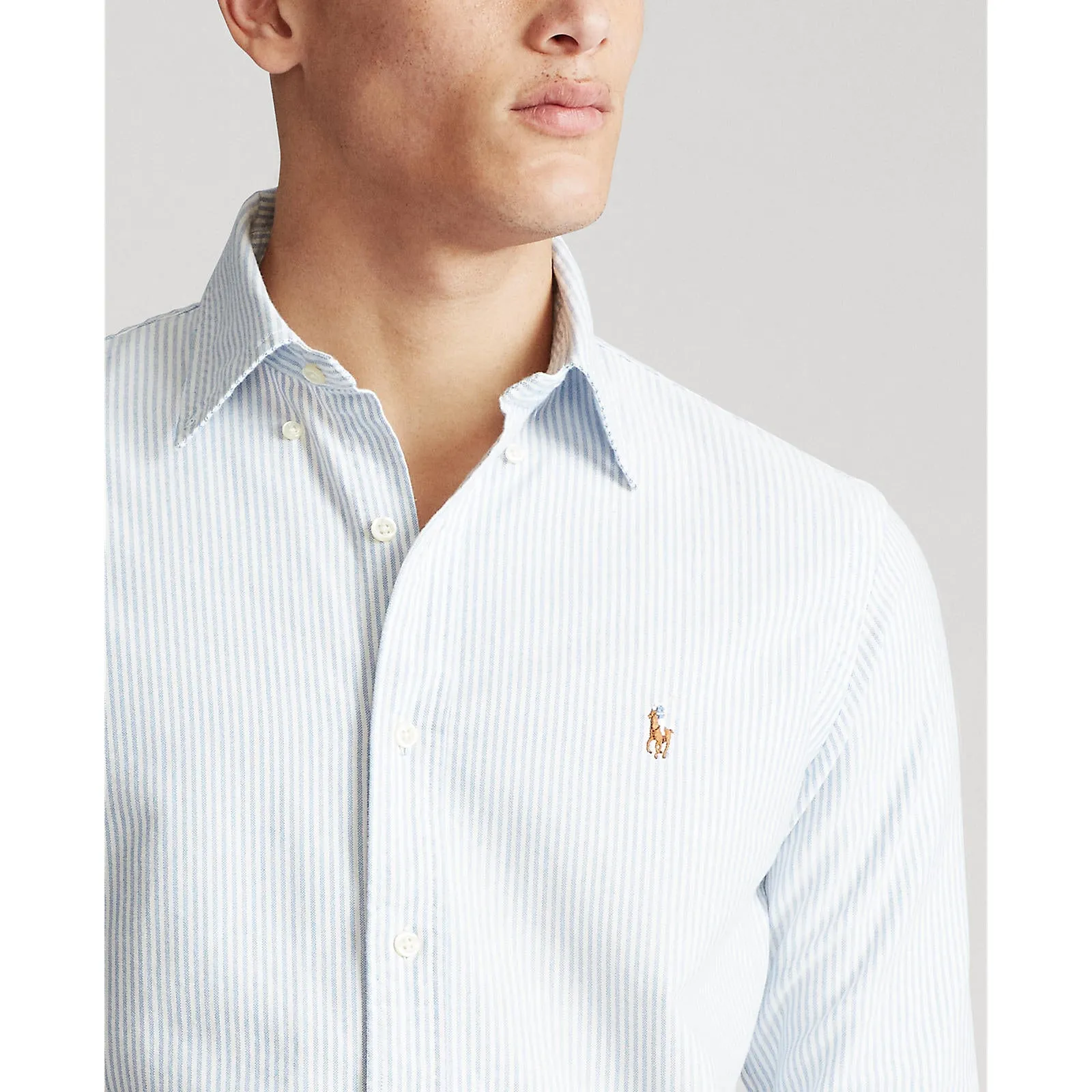 Polo Ralph Lauren - Oxford Shirt - Stripe - Blue & White