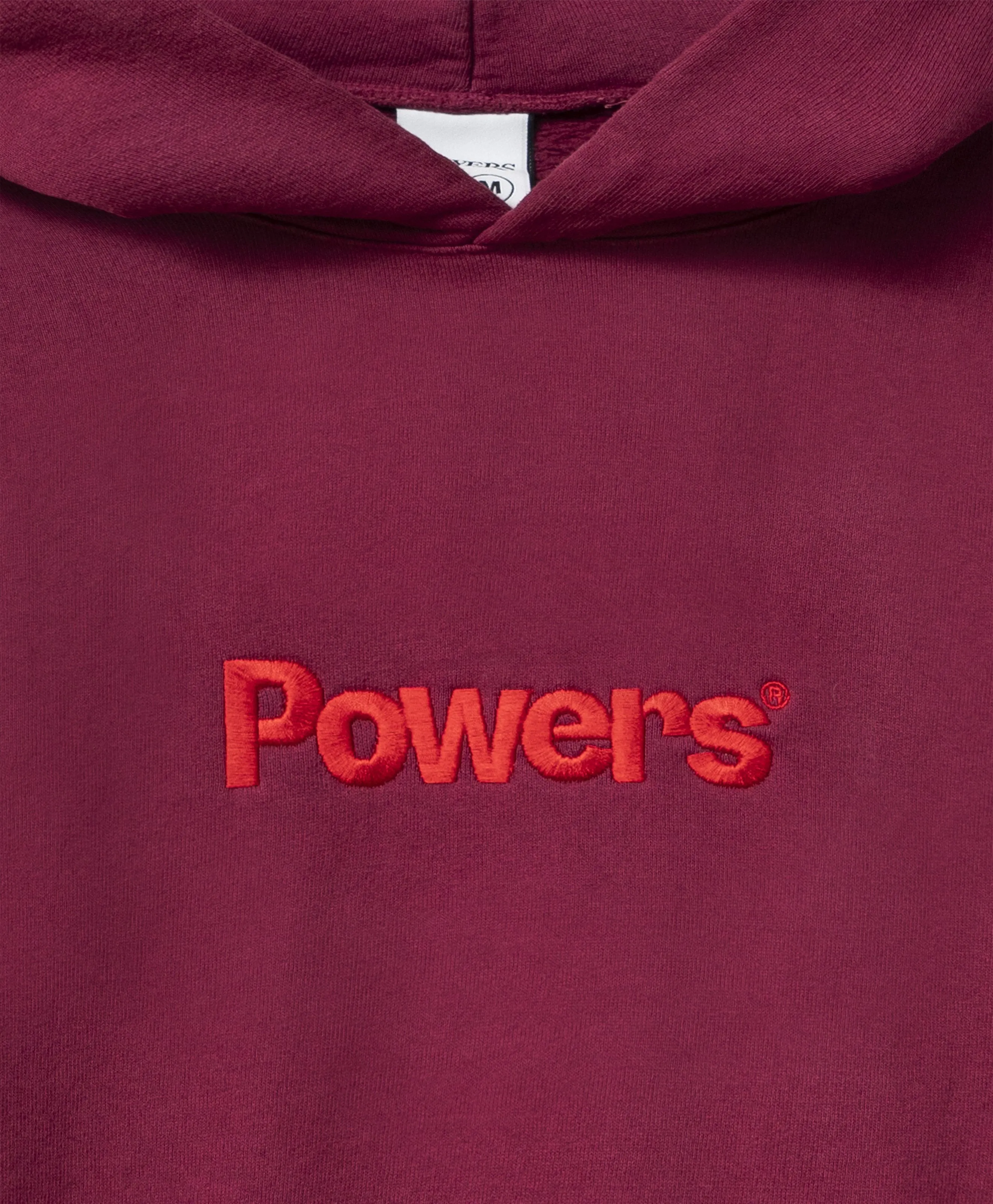 POWERS LOGO HOODIE - Maroon