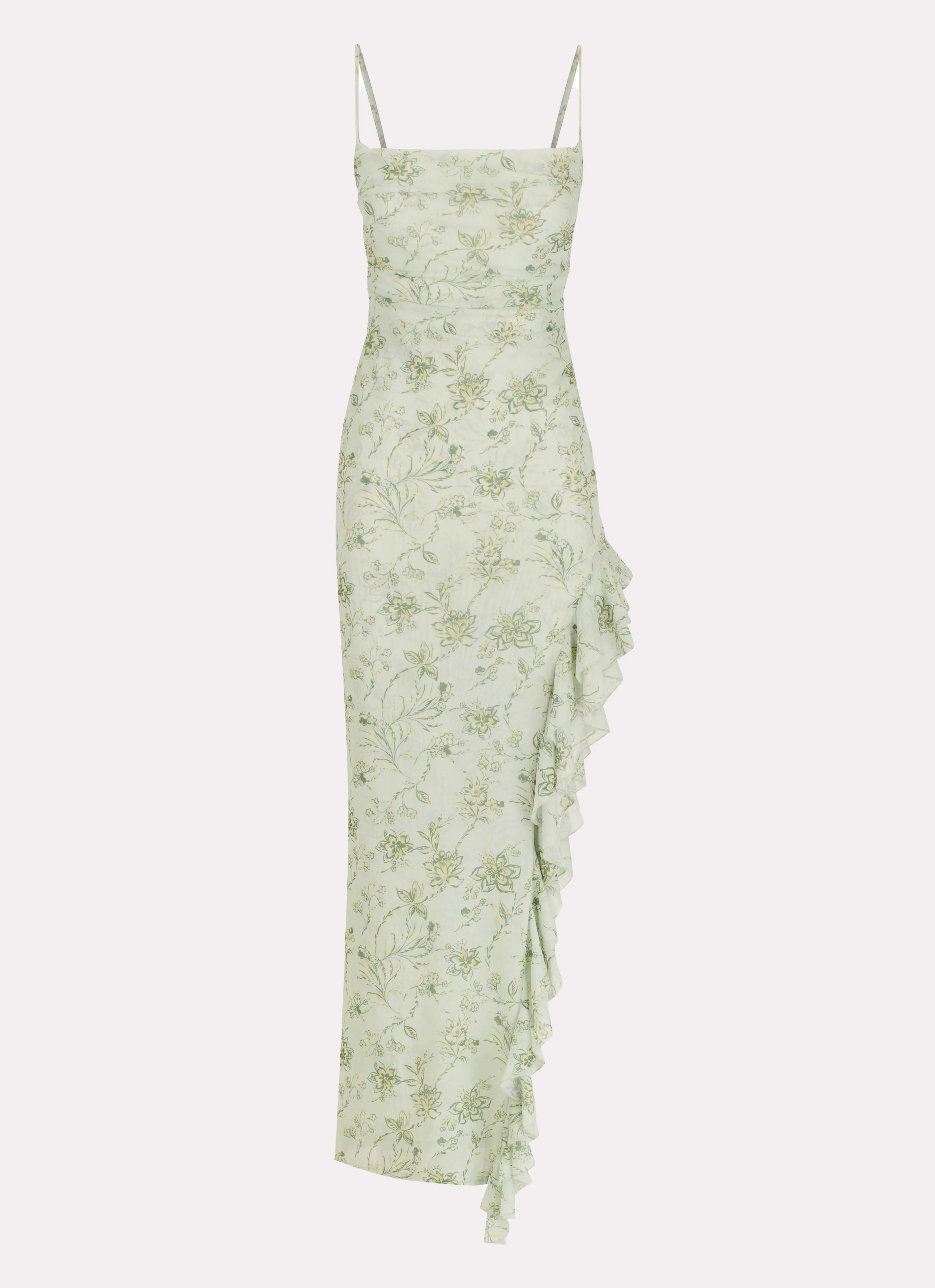 Princessa Maxi Dress - Sage Floral