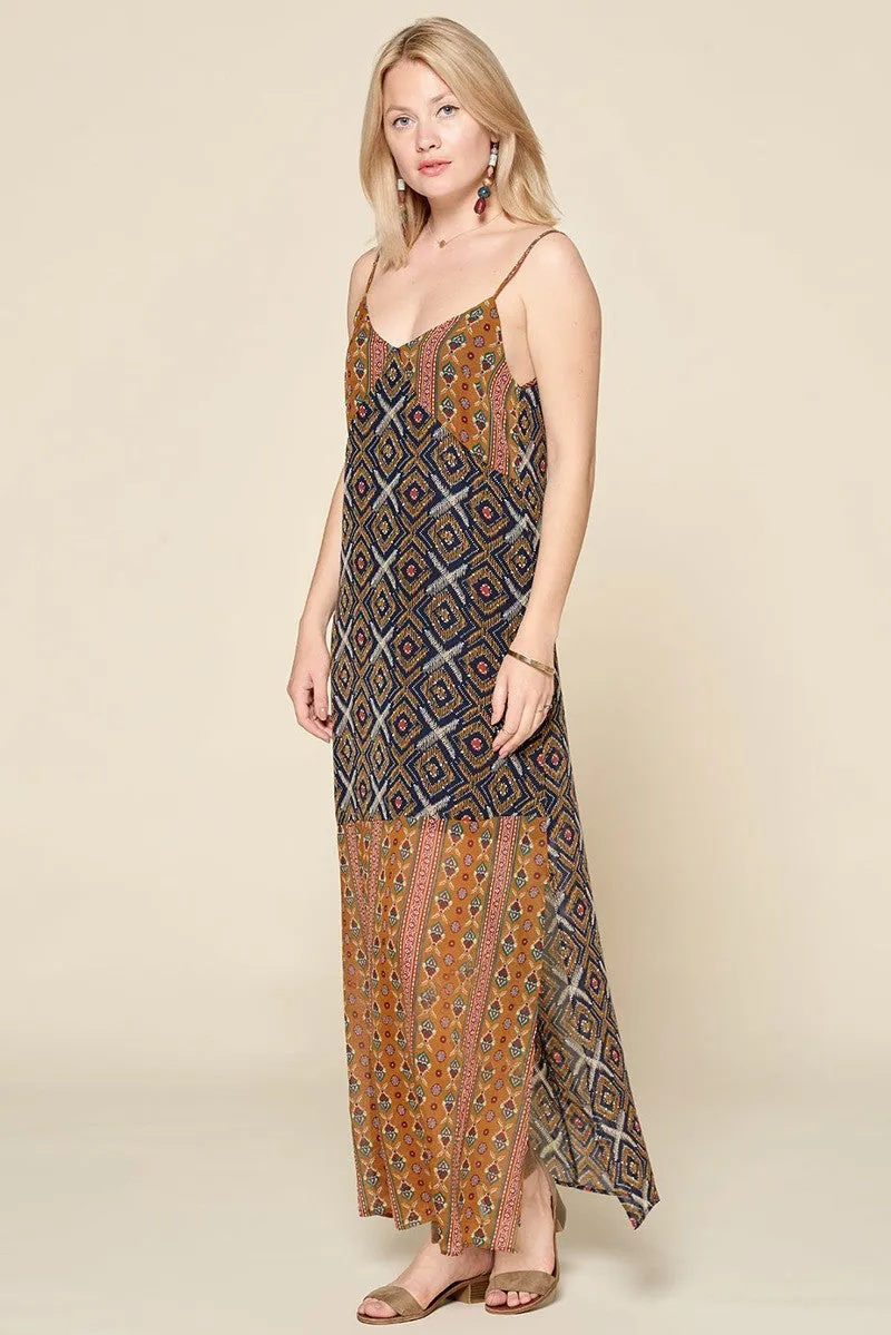 Print It All Chiffon Maxi Dress