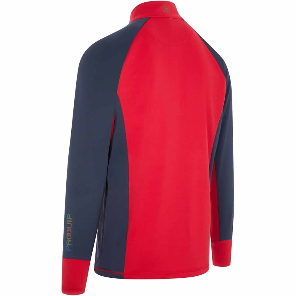 ProQuip Pro Tech 1/2 Zip Pullover - Red/Navy