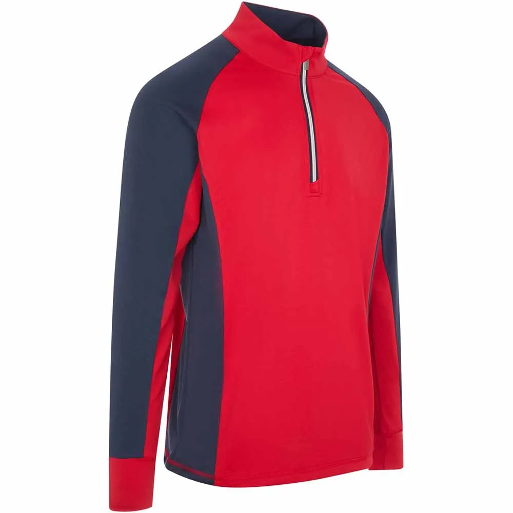 ProQuip Pro Tech 1/2 Zip Pullover - Red/Navy