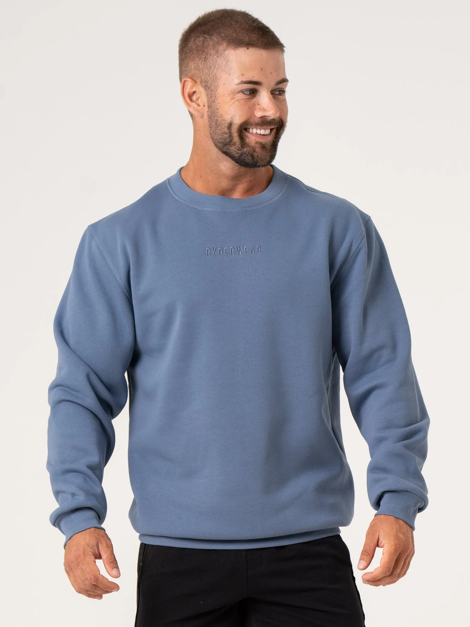 Pursuit Pullover - Denim Blue