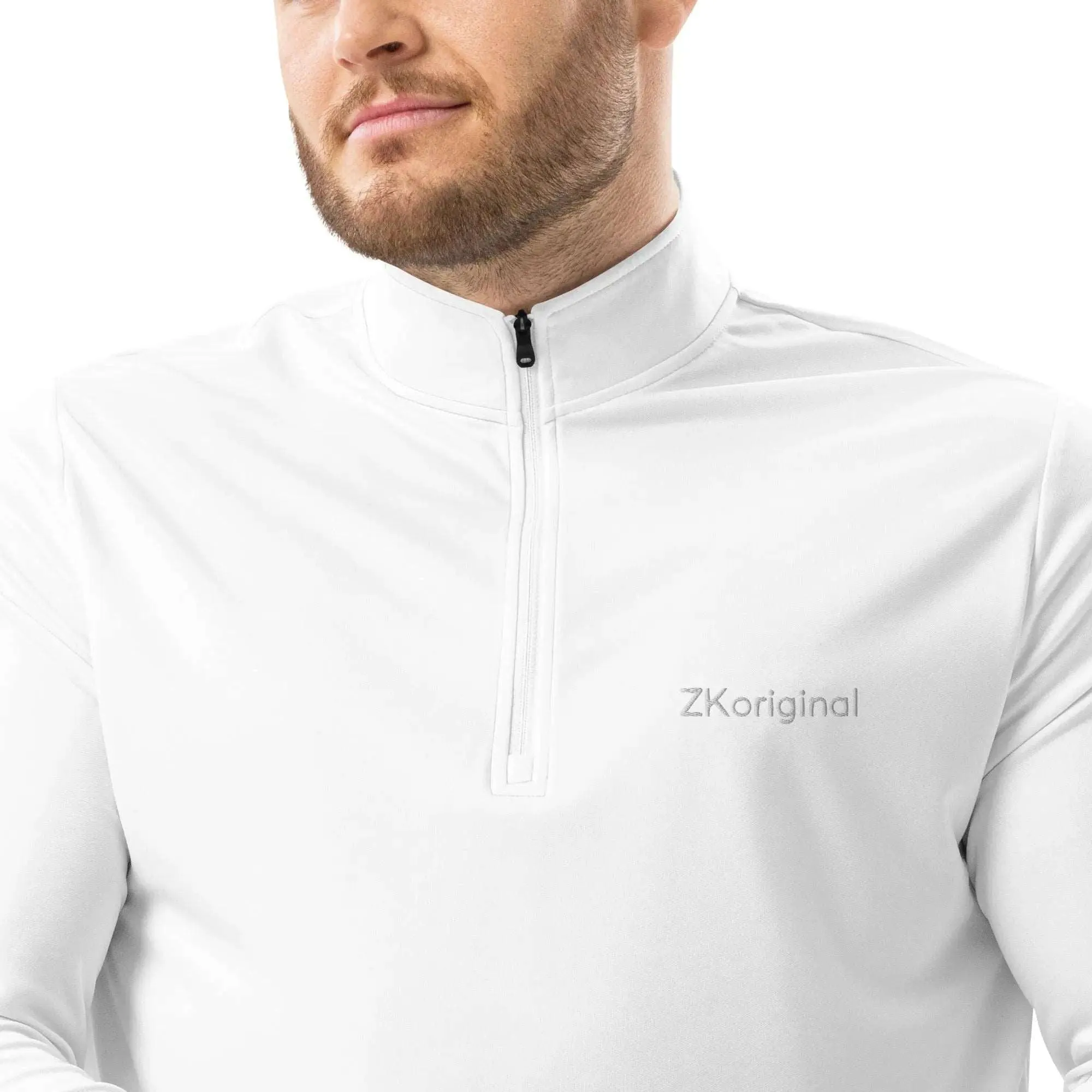 "Angel White" Collection - Quarter Zip Pullover