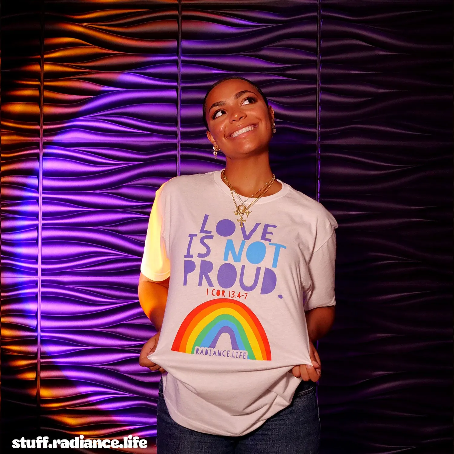 "LOVE IS NOT PROUD" Unisex & Women's T-Shirt