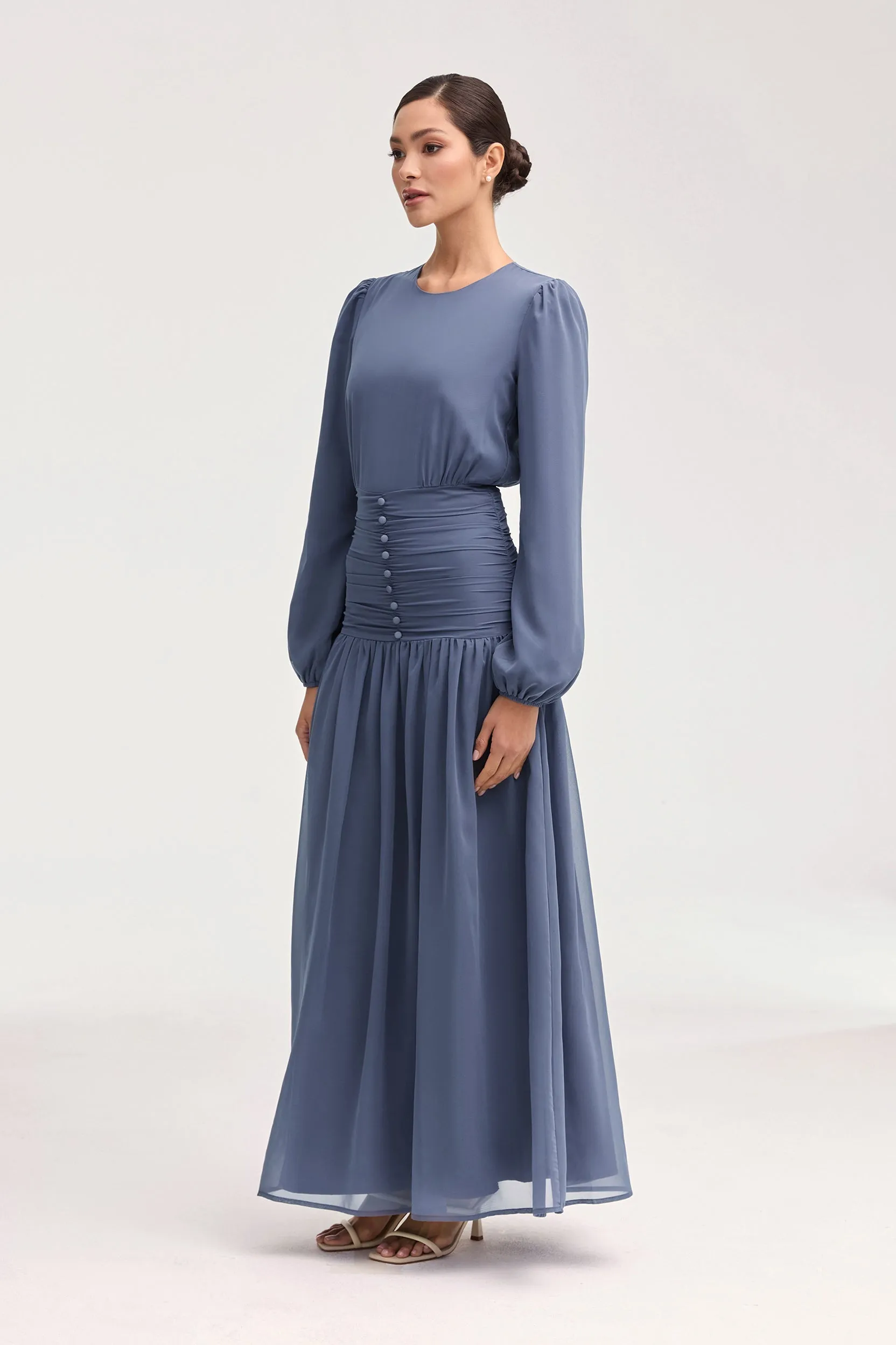 Randa Rouched Maxi Dress - Dusk