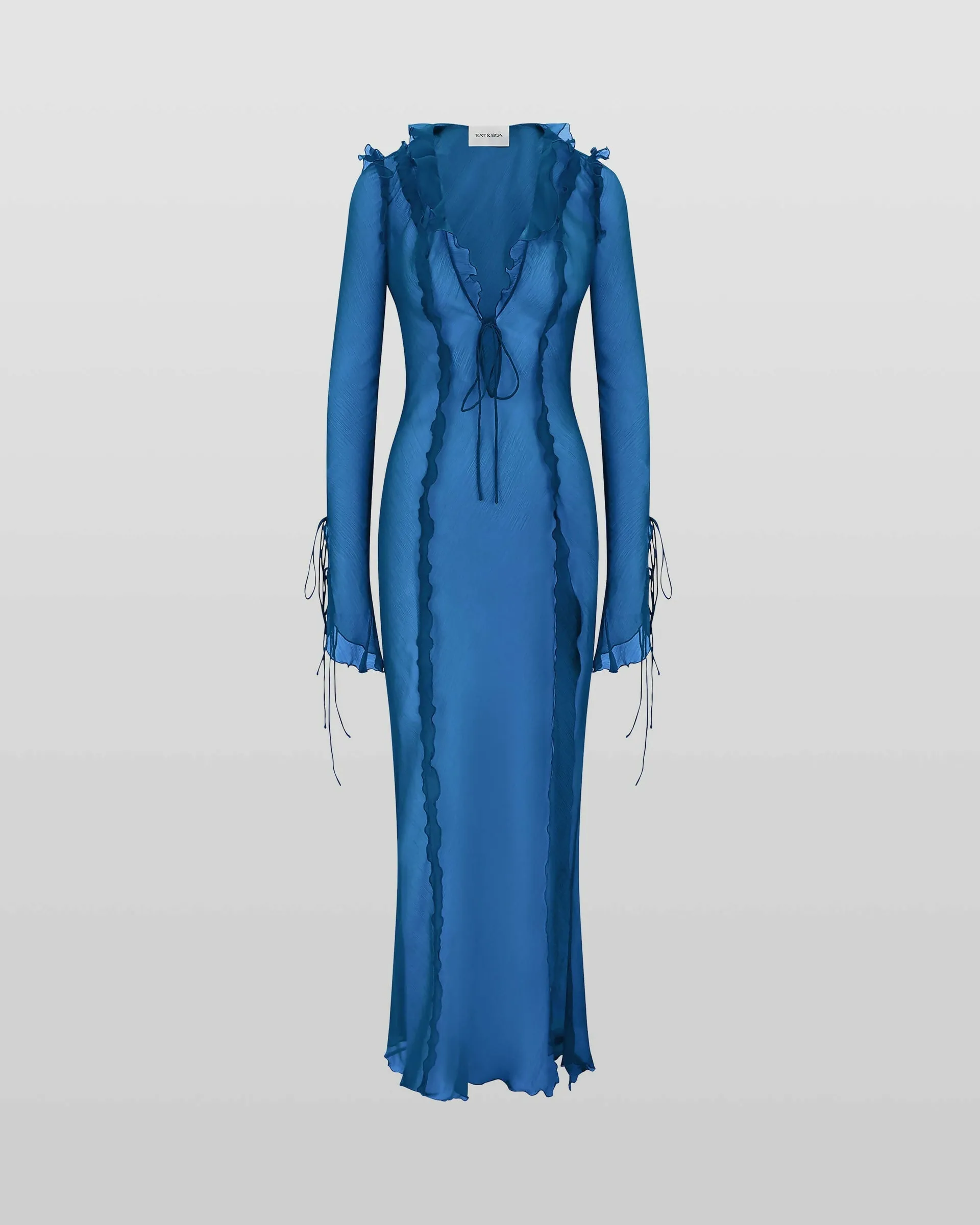 Rat and Boa Farretti Dress Blue