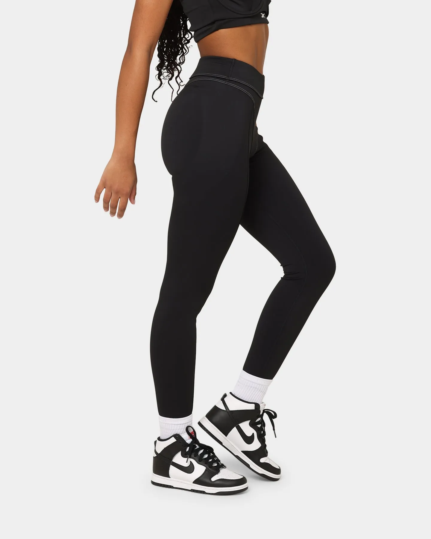 Reebok Women's Cardi B X Reebok High Rise Tights Black