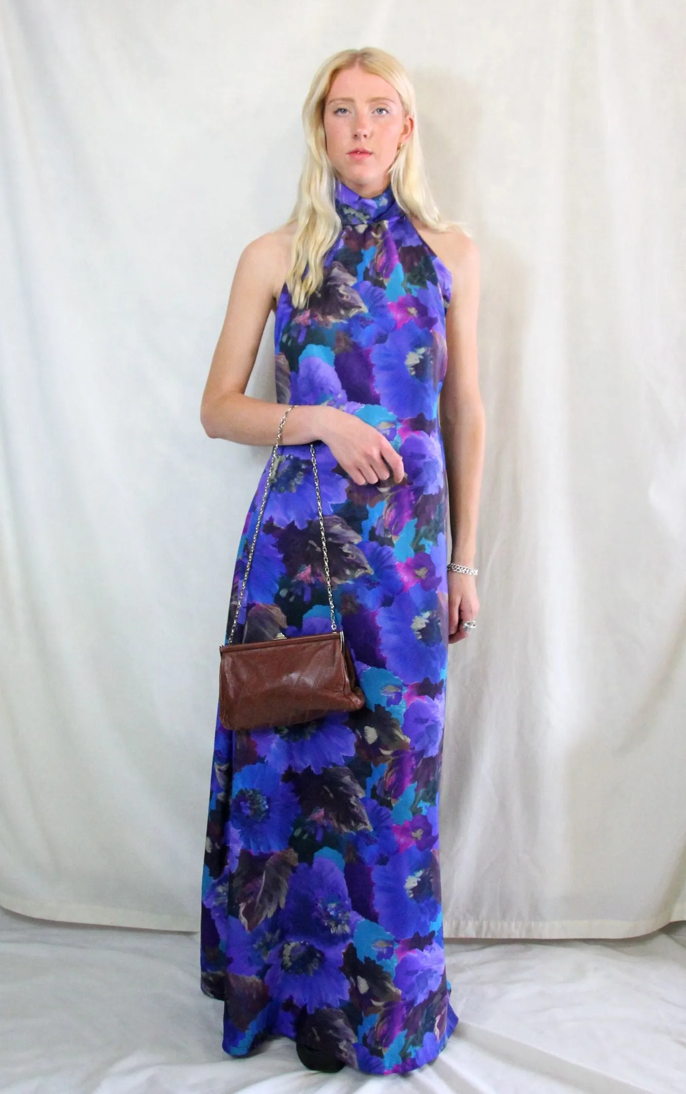 RENT Tall Handmade Floral Maxi Cocktail Dress