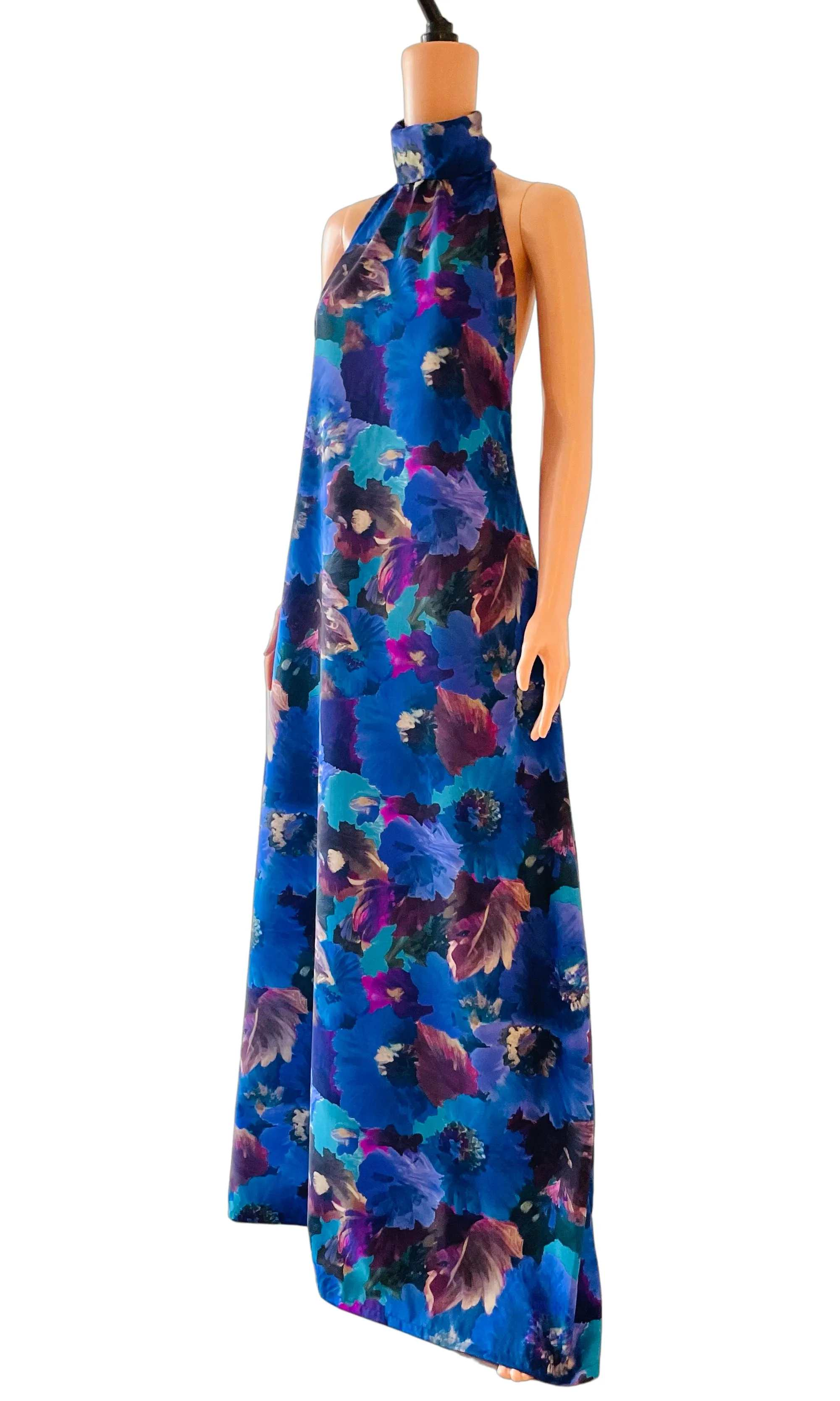 RENT Tall Handmade Floral Maxi Cocktail Dress