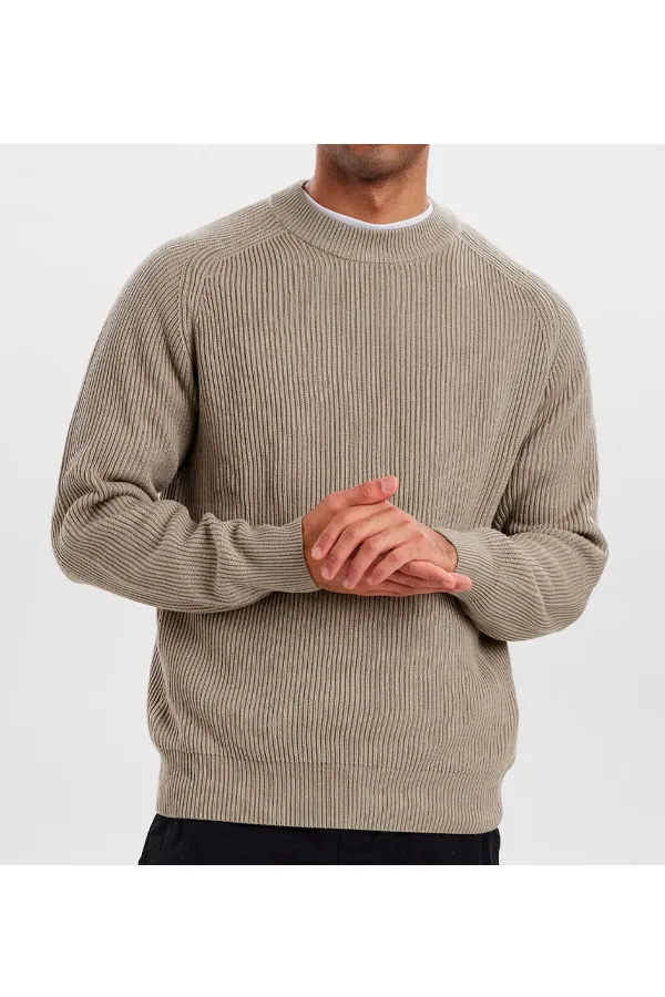 Resteröds Knit Pullover Sand