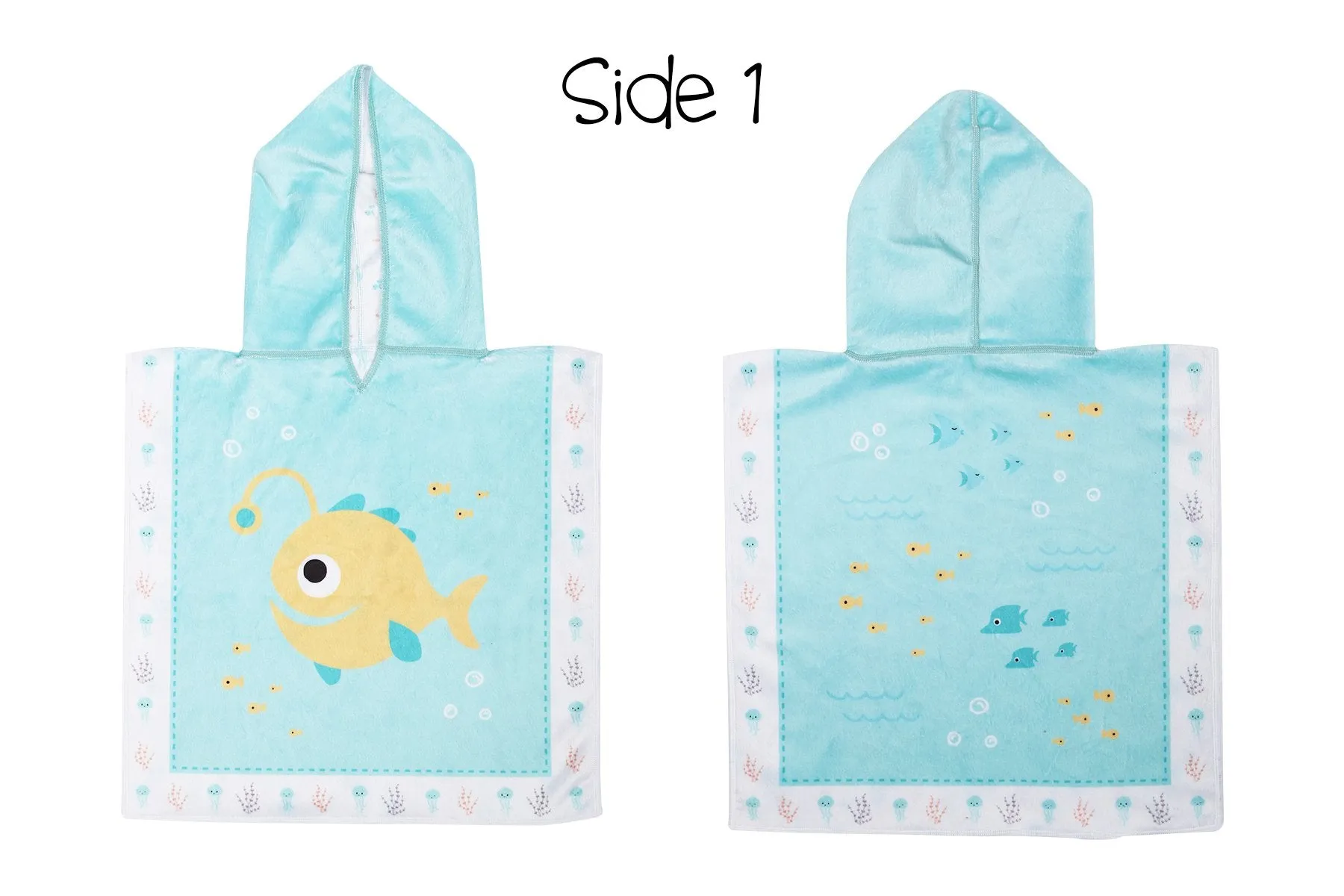 Reversible Baby Cover Up - Fish | Jellyfish (one size only)