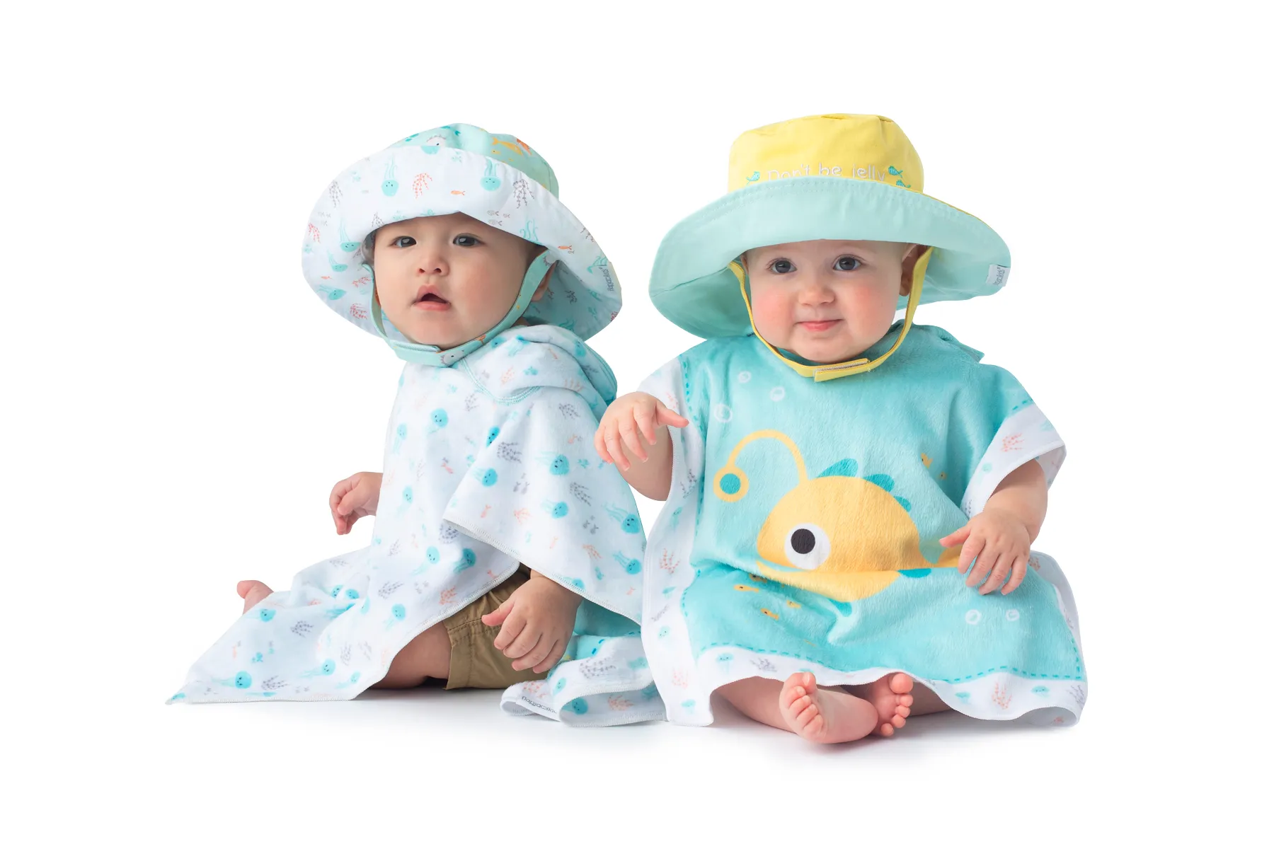 Reversible Baby Cover Up - Fish | Jellyfish (one size only)