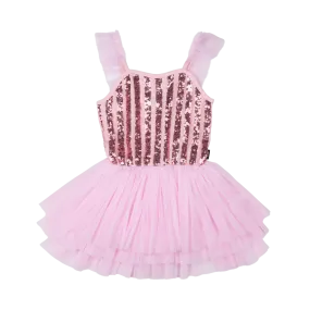 ROCK YOUR BABY - PINK STRIPE SEQUIN TULLE