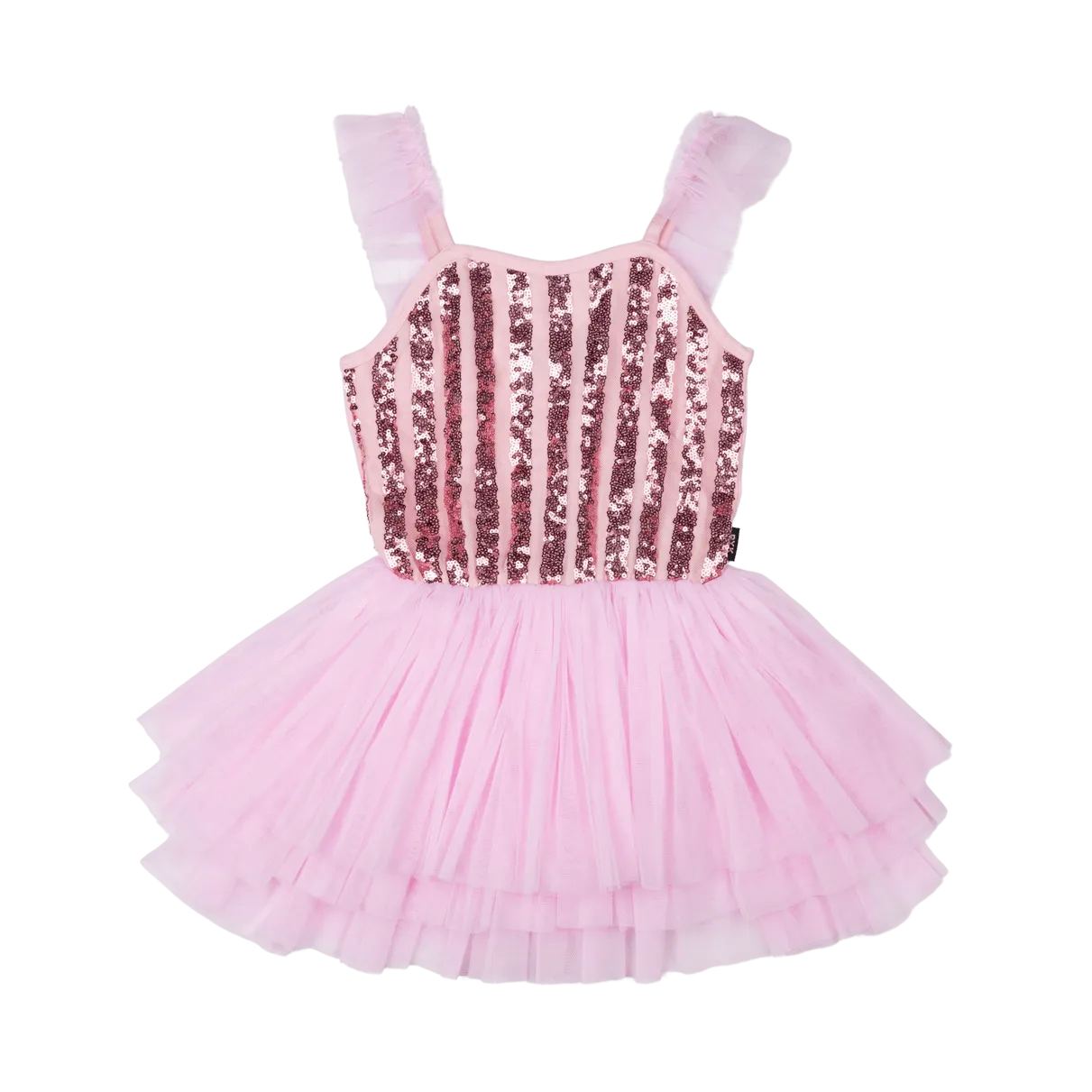 ROCK YOUR BABY - PINK STRIPE SEQUIN TULLE