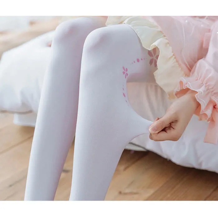 Sakura kitty claws lolita stockings / tights