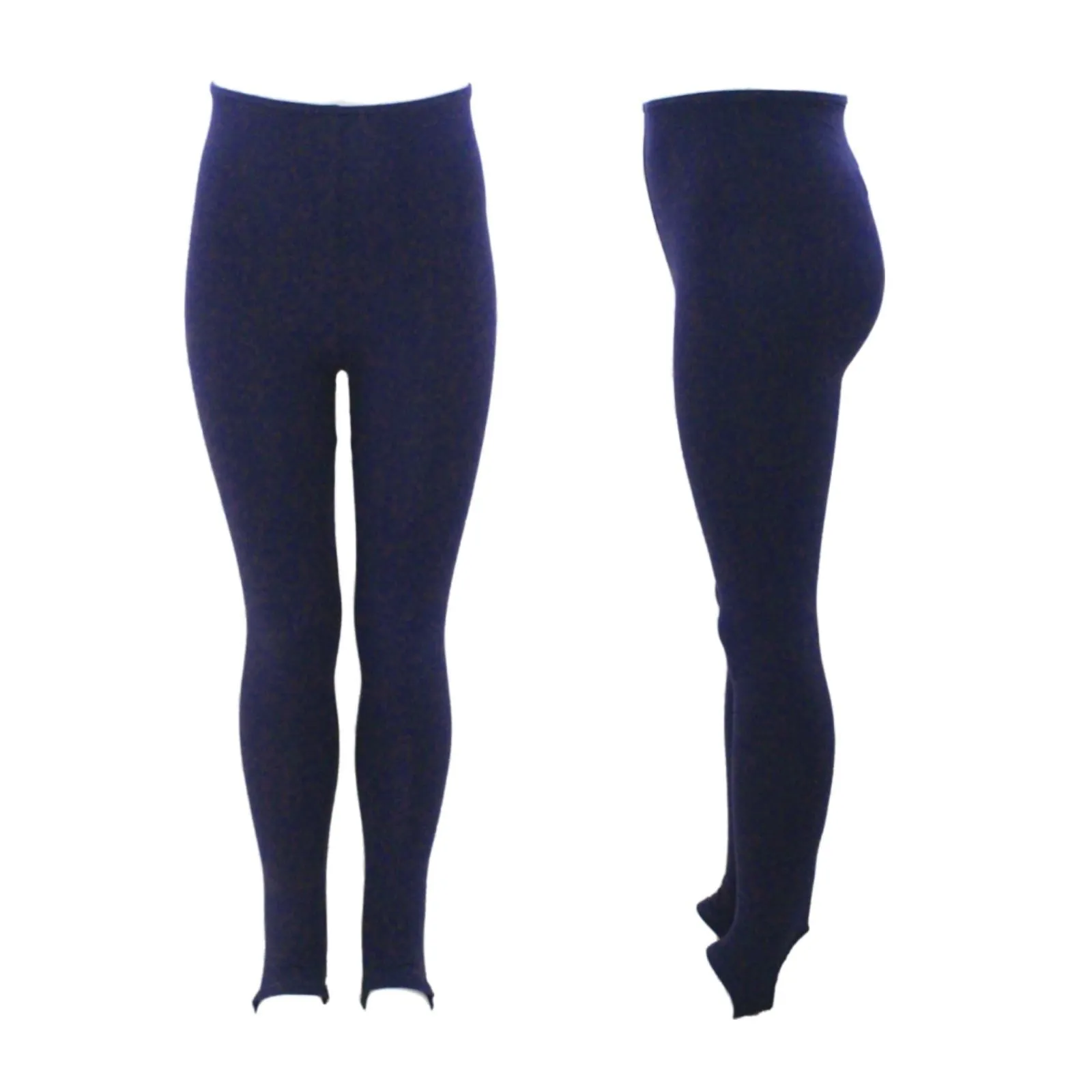 SALE - CEST - COTTON LYCRA STIRRUP TIGHTS / LEGGINGS - NAVY BLUE