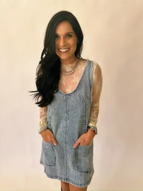 Savannah denim jumper - 2 colors