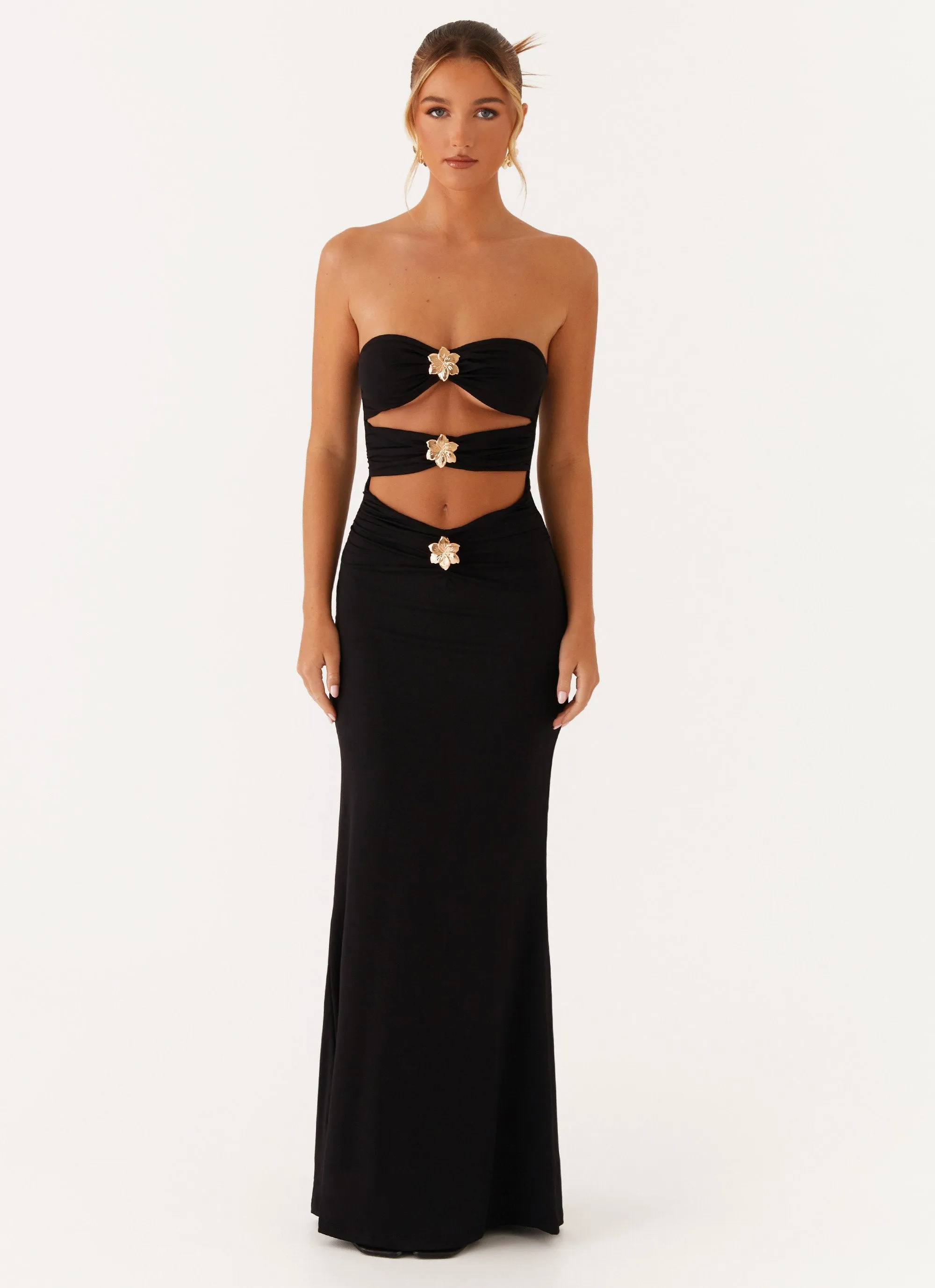 Save Me Maxi Dress - Black